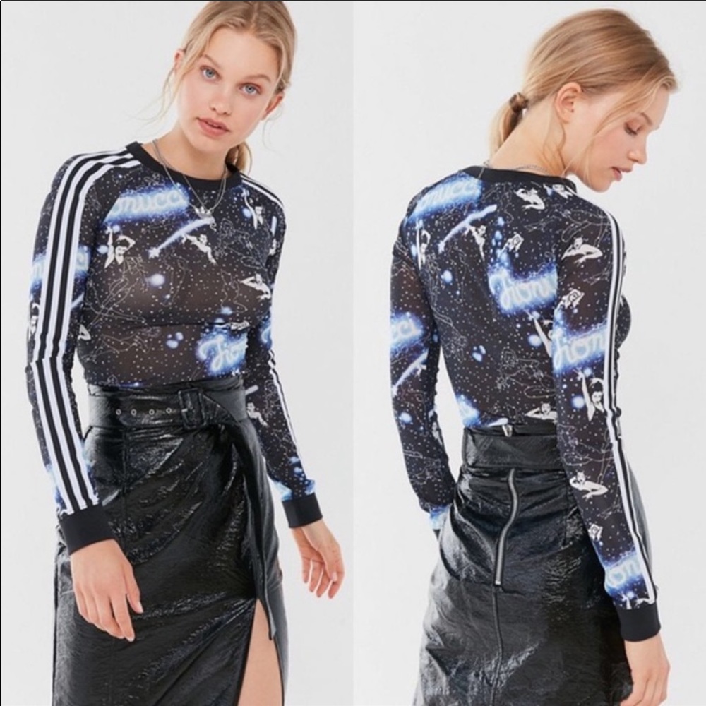 Fiorucci Adidas mesh shirt